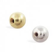 14K Gold Replacement Screw Ball