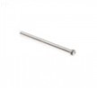 316L Surgical stainless steel customizable nose stud with 2mm clear gem, Gauge:20