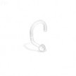 Clear Nose Screw / Nostril Piercing Retainer with Cone, 18 Ga