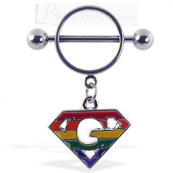 Rainbow Superman Logo