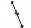 Black Industrial Barbell with Sexy Dancer, 14ga