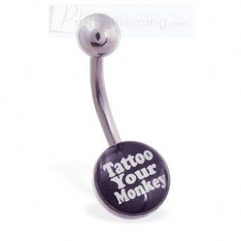 Ring Tattoos on Navel Piercing  Logo Belly Button Ring  Tattoo Your Monkey