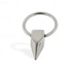Square Spike Captive Ring