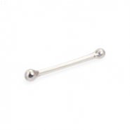 Sterling Silver Nose Bone With 1.3 Mm Ball, 20 Or 22 Ga