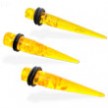 Synthetic Acrylic Amber Taper