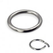 Titanium segment ring, 12 ga